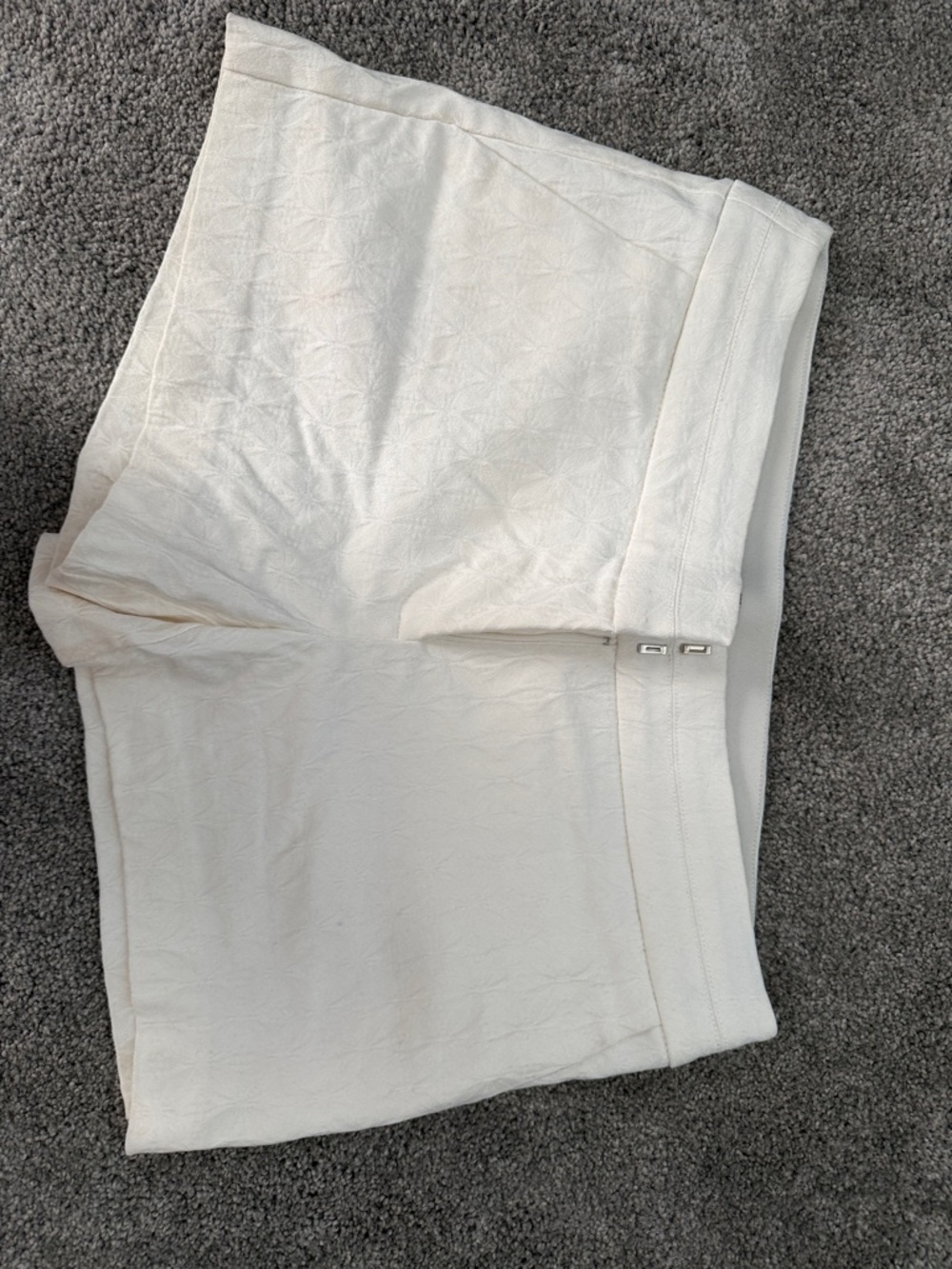 Maurices Cream Textured High-Waist Women’s Shorts